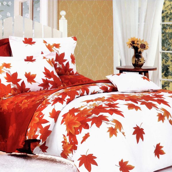 σεντόνια φανελένια (230cm x 250cm 2x 50cm x 70cm)  072 SilkFashion