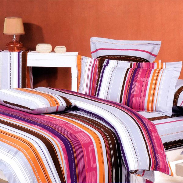 σεντόνια φανελένια (230cm x 250cm 2x 50cm x 70cm)  075 SilkFashion