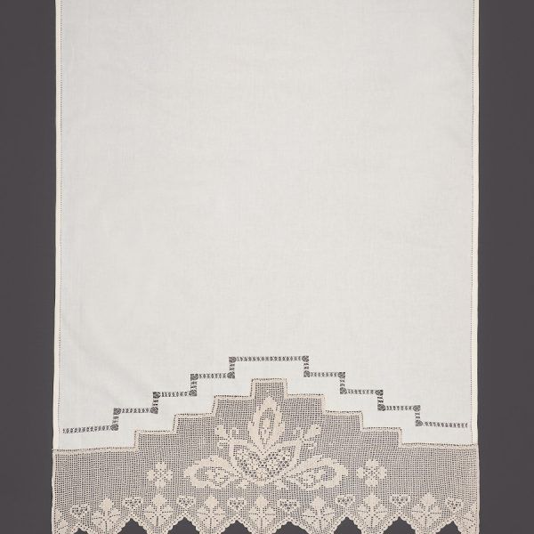 κουρτίνα 075 (50cm x 100cm) ecru με τούνελ SilkFashion