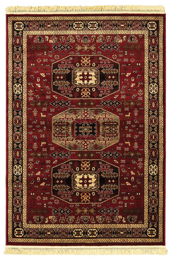 07f547f557574bd8b0015b677cf17baa ΧΑΛΙ PERSIA 6057 BURGUNDY ΜΕ ΚΡΟΣΣΙ - SET067(2x140,1x200) NewPlan - Image 1