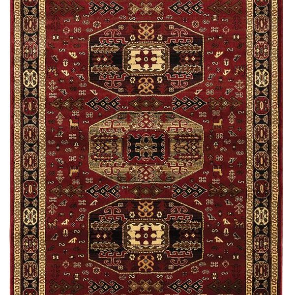 ΧΑΛΙ PERSIA 6057 BURGUNDY ΜΕ ΚΡΟΣΣΙ - 080X150  NewPlan