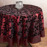 Σατέν ροτόντα 081 (170cm) μπορντώ SilkFashion