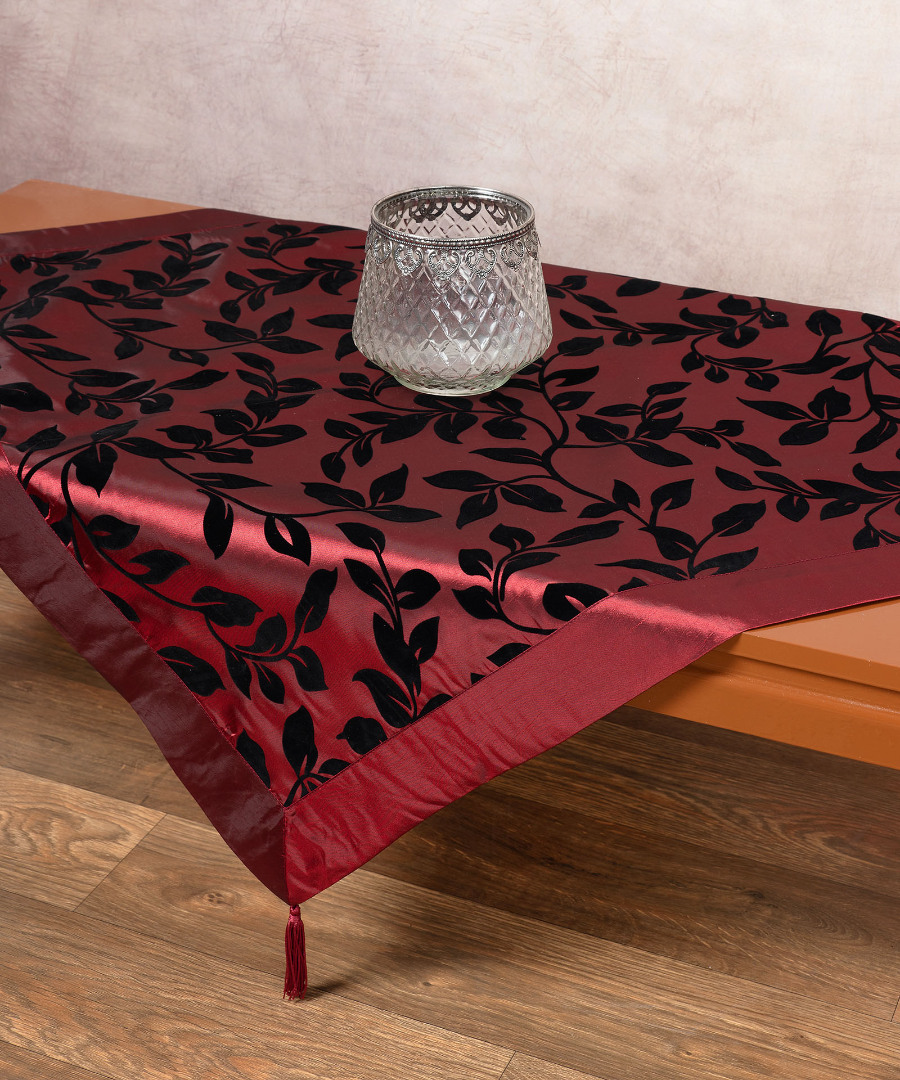 081bornto1 Σατέν καρέ 081 (85cm x 85cm) μπορντώ SilkFashion - Image 1