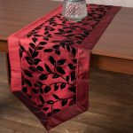 Σατέν τραβέρσα 081 (40cm x 175cm) μπορντώ SilkFashion