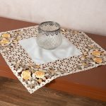 Σατέν κοφτό καρέ (60cm x 60cm) 081 κίτρινο SilkFashion