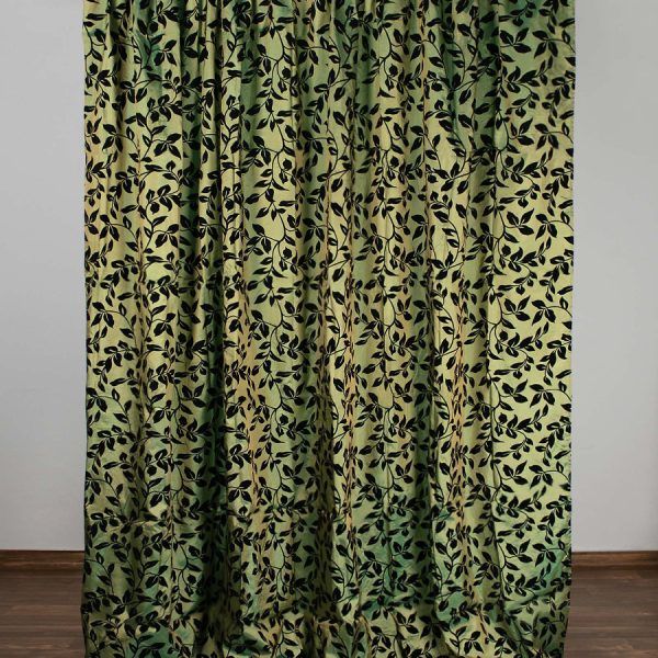 Κουρτίνα 081 (300cm x 275cm) με τρέσα λαχανί SilkFashion