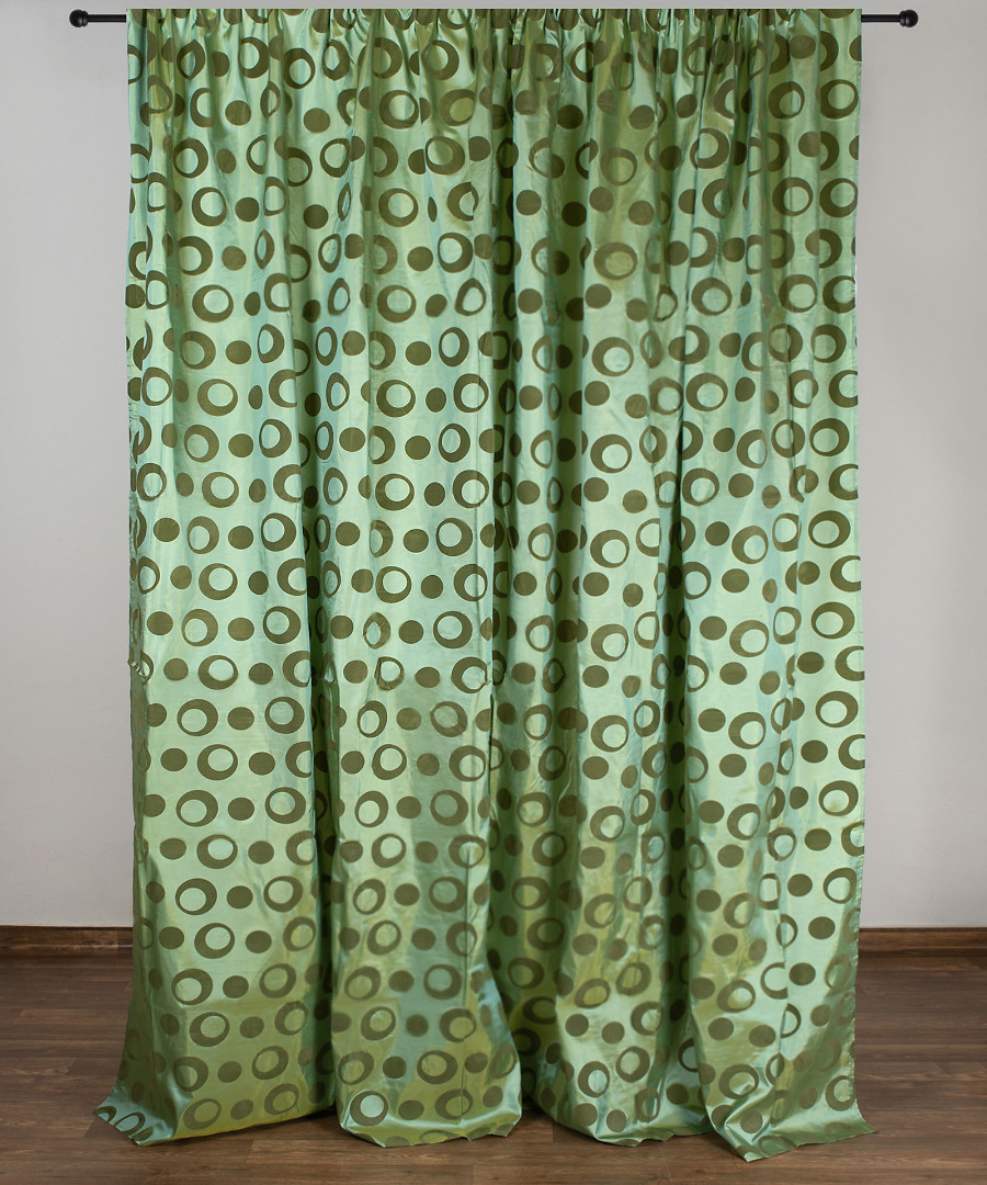 082kourtinalaxani Κουρτίνα 082 (300cm x 275cm) με τρέσα βεραμάν SilkFashion - Image 1