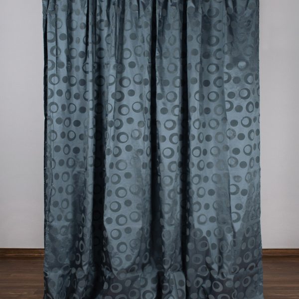 Κουρτίνα 082 (300cm x 275cm) με τρέσα ραφ SilkFashion