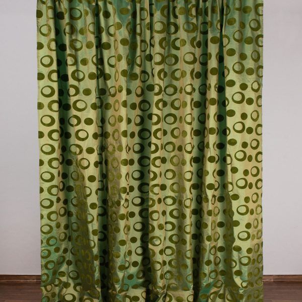 Κουρτίνα 082 (300cm x 275cm) με τρέσα λαχανί SilkFashion