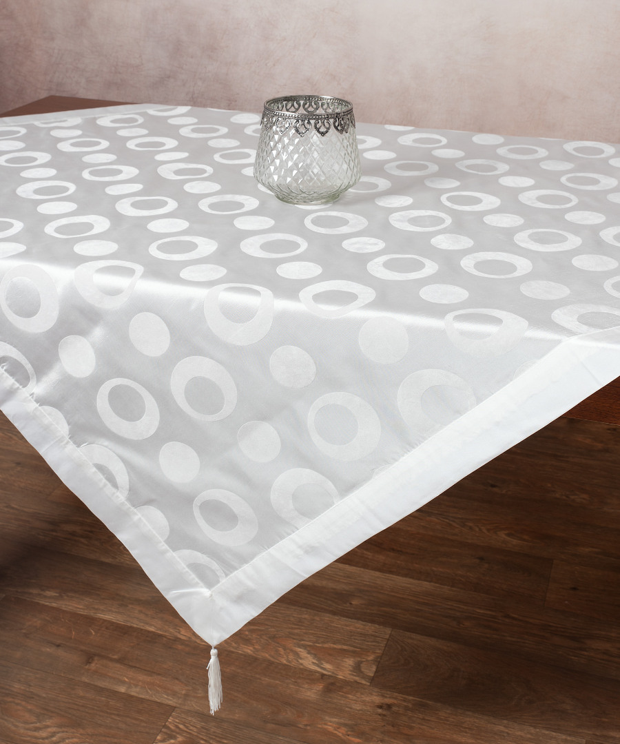 082w1 Σατέν καρέ 082 (85cm x 85cm) λευκό SilkFashion - Image 1