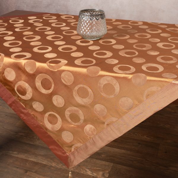 Σατέν καρέ 082 (85cm x 85cm) χρυσό SilkFashion