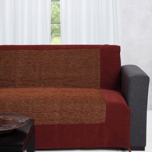 ΡΙΧΤΑΡΙΑ 083 (180cm x 180cm / 180cm  x 250cm / 180cm x 300cm) μπορντώ SilkFashion