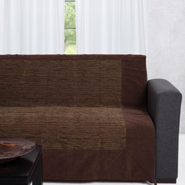 ΡΙΧΤΑΡΙΑ 083 (180cm x 180cm / 180cm  x 250cm / 180cm x 300cm) καφέ SilkFashion