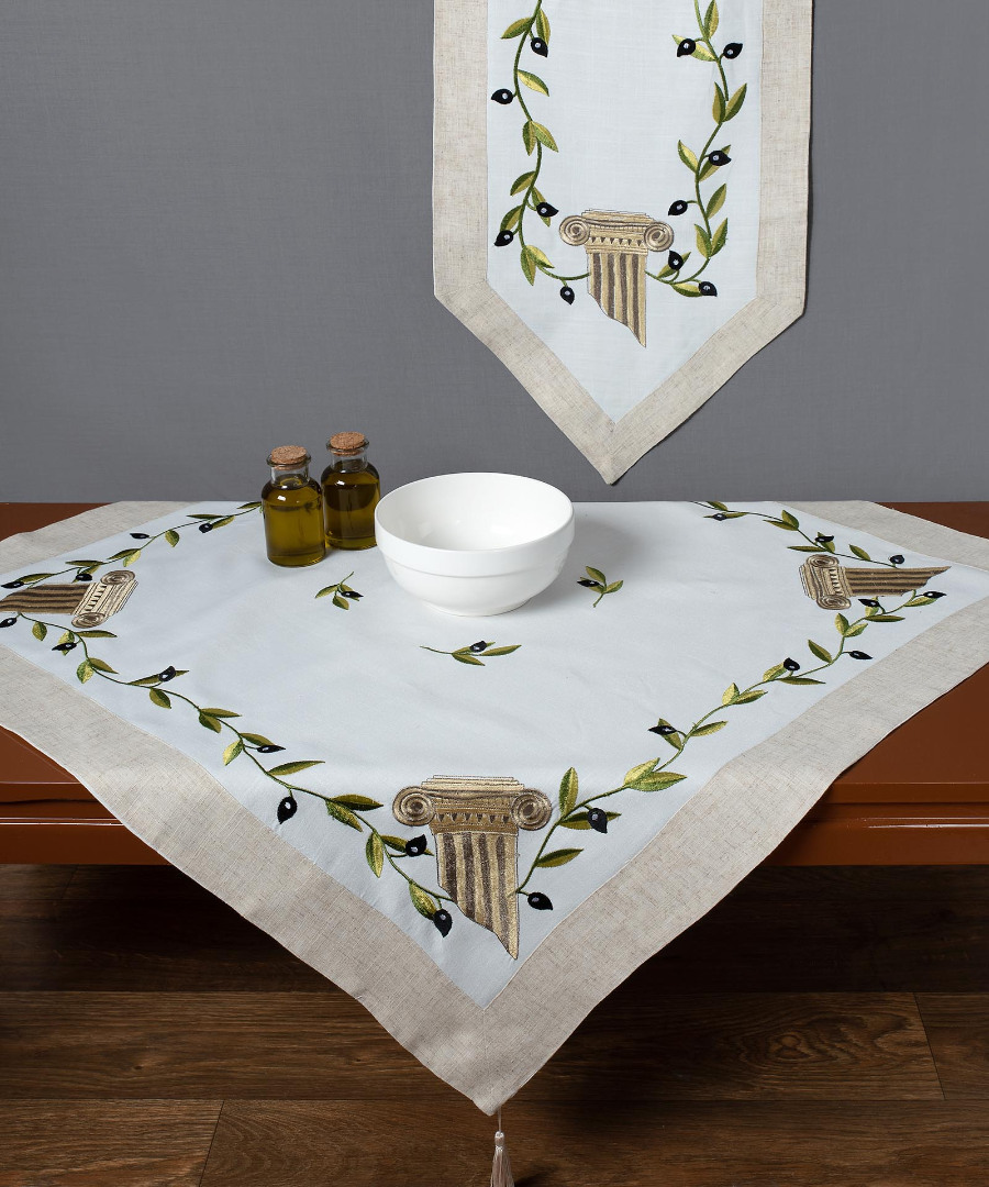 09-6 Τραπεζομάντηλο 09 (160cm x 250cm) SilkFashion - Image 1