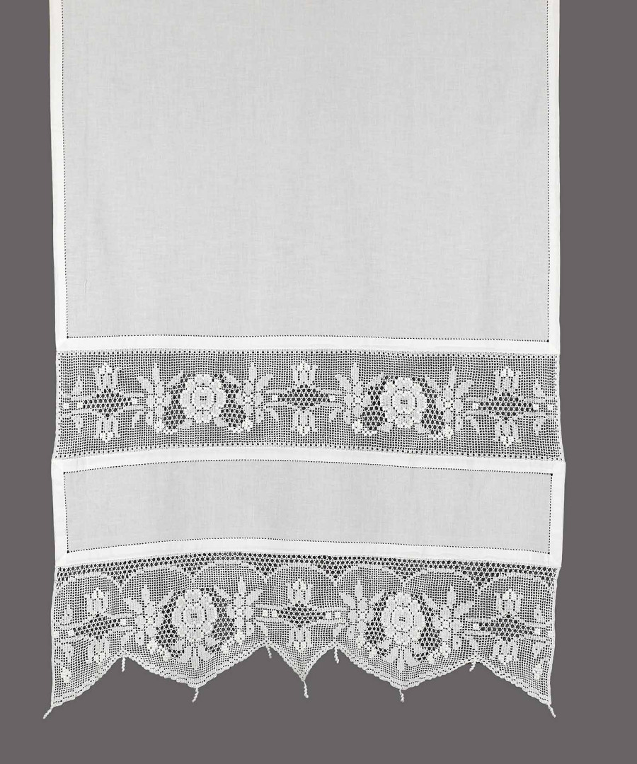 097leyko-1 κουρτίνα 097 (90cm x 130cm) λευκό με τούνελ SilkFashion - Image 1