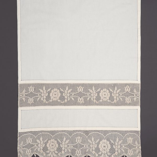 κουρτίνα 097 (50cm x 100cm) ecru με τούνελ SilkFashion