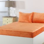 Σεντόνι fleece solid (160cm x 200cm ) copper tan SilkFashion