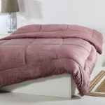 Κουβερτοπάπλωμα solid (240cm x 260cm) rust red SilkFashion