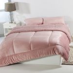 Κουβερτοπάπλωμα solid (240cm x 260cm) old rose SilkFashion
