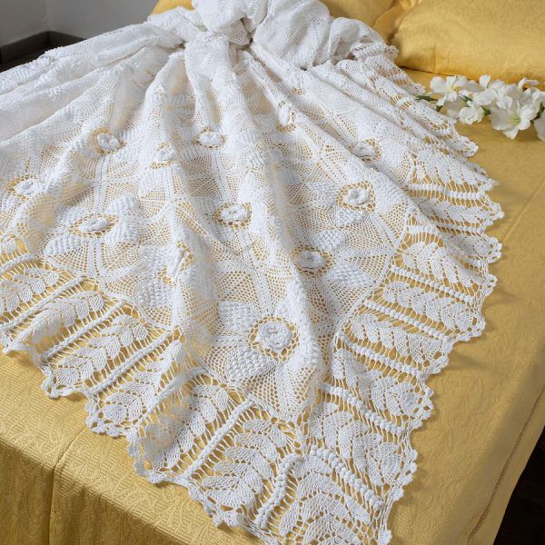 Χειροποίητη πλεκτή κουβέρτα 10049 (225cm x 250cm) SilkFashion