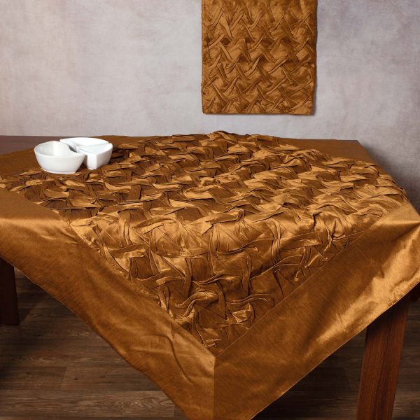 τραβέρσα (40cm X 170cm) 1018 μπρονζέ SilkFashion