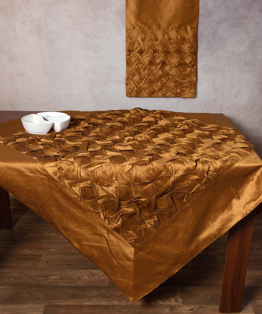 1018bronze τραβέρσα (40cm X 170cm) 1018 μπρονζέ SilkFashion - Image 1