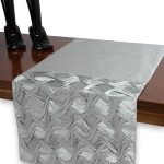 τραπεζοκαρέ  (140cm X 140cm)  1018 γκρι SilkFashion