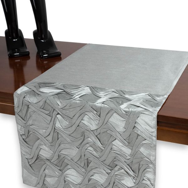 τραπεζοκαρέ  (140cm X 140cm)  1018 γκρι SilkFashion