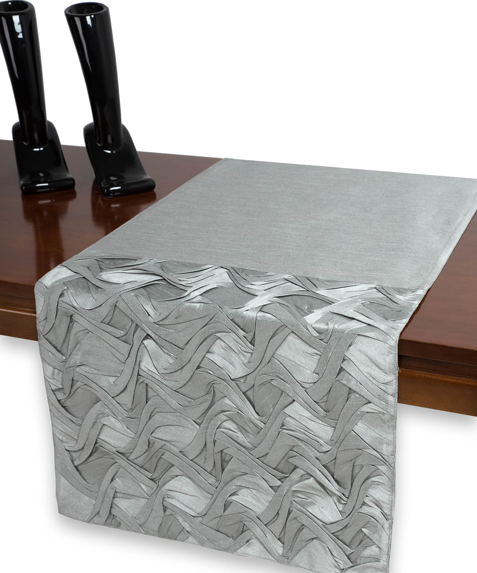 1018gkri-3 τραπεζοκαρέ (140cm X 140cm) 1018 γκρι SilkFashion - Image 1