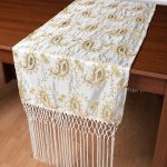 Σατέν τραβέρσα 1028 (50cm x 210cm) λευκό SilkFashion