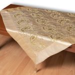 Σατέν καρέ 1028 (85cm x 85cm) χρυσό SilkFashion