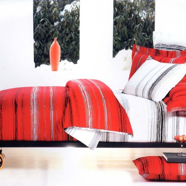 σεντόνια βαμβακοσατέν ( 230cm x 250cm 2x 50cm x 70cm) 1049 SilkFashion