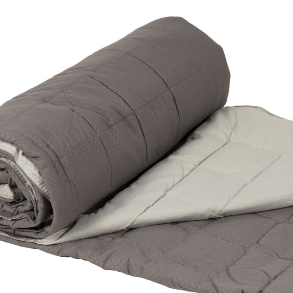 πάπλωμα (160cm x 220cm) 11053 γκρί σκούρο SilkFashion