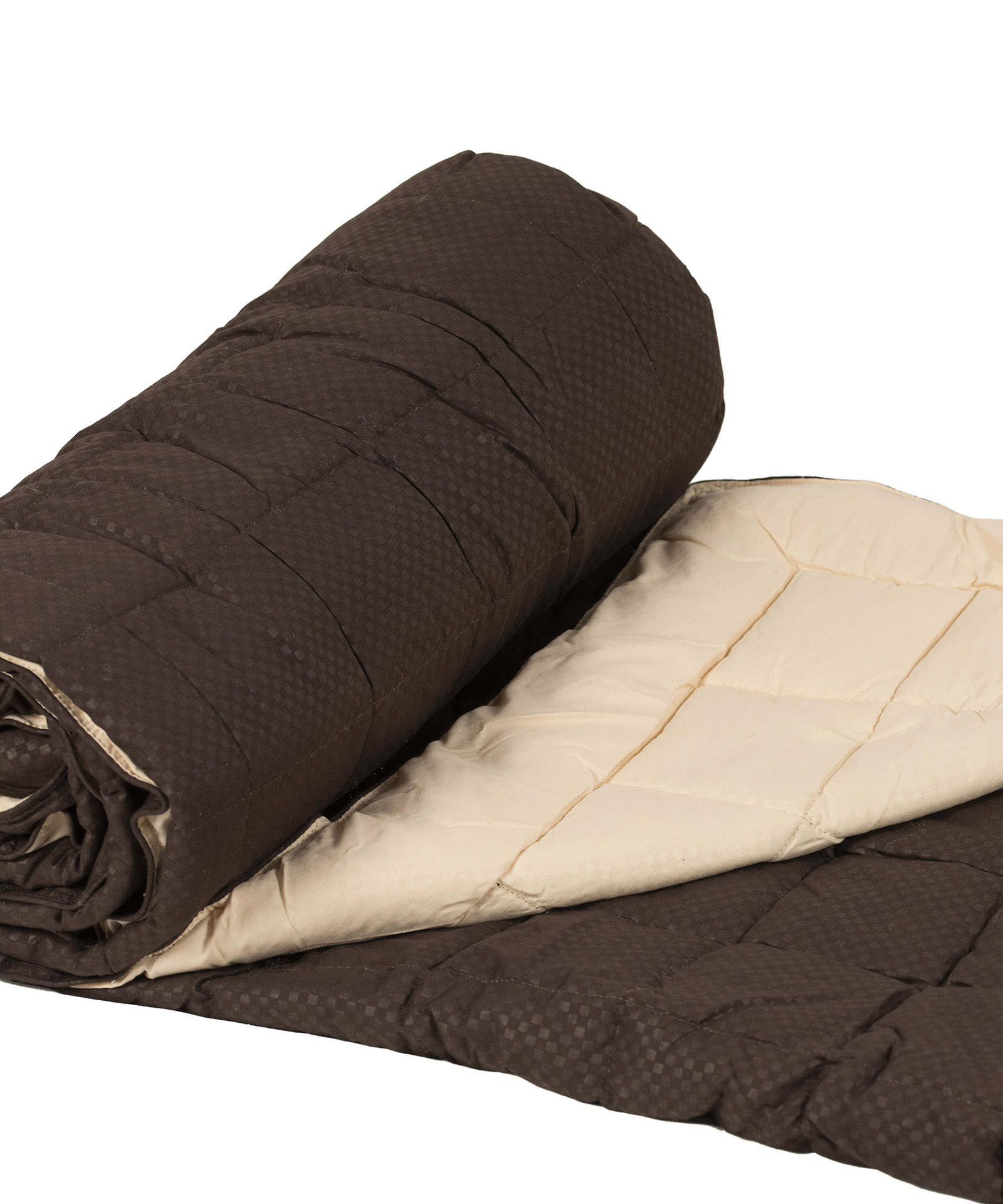 11053kafempez-1 πάπλωμα (160cm x 220cm) 11053 καφέ/μπέζ SilkFashion - Image 1