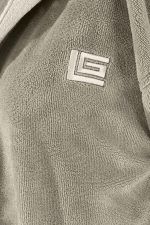 Μπουρνούζι Μακρύ Με Κουκούλα Guy Laroche Monogram Khaki-Beige - Image 2