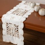 Τραβέρσα χριστουγεννιάτικη 1180 (30cm x 140cm) ivory SilkFashion
