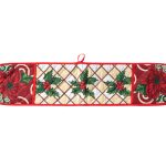 Διπλή πιάστρα 1196 (18cm x 80cm) εκρού SilkFashion