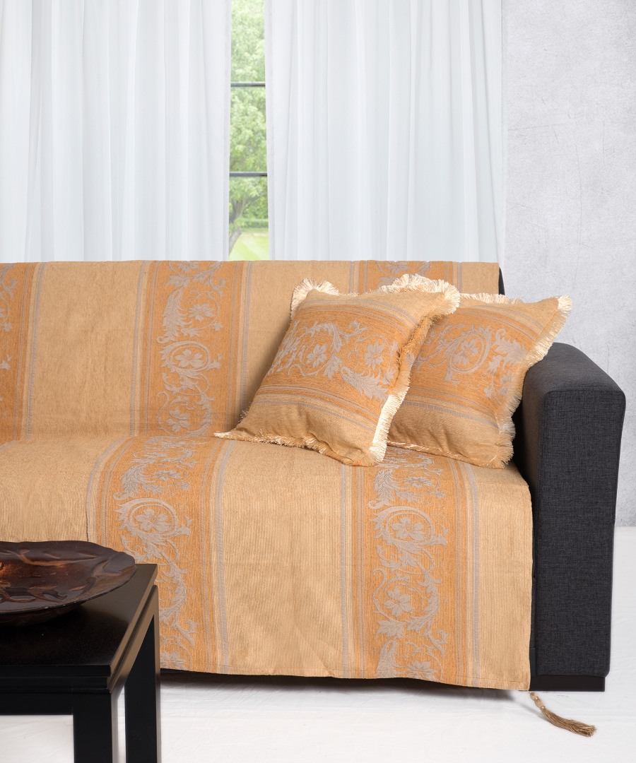 1208xryso ΡΙΧΤΑΡΙΑ 1208 (200cm x 320cm) χρυσό SilkFashion - Image 1