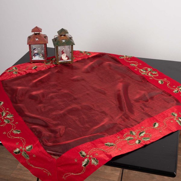 χριστουγεννιάτικο καρέ (90cm x 90cm) 1262 SilkFashion