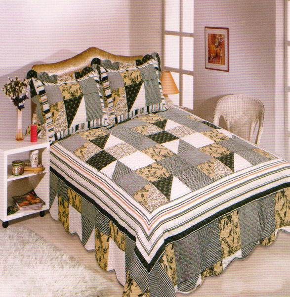 13-62a ΚΟΥΒΕΡΛΙ σετ (160cm x 220cm + 1 x 50cm x 70cm) 13-62 SilkFashion - Image 1