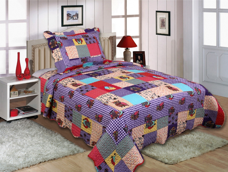 13-74a ΚΟΥΒΕΡΛΙ σετ (160cm x 220cm + 1 x 50cm x 70cm) 13-74 SilkFashion - Image 1