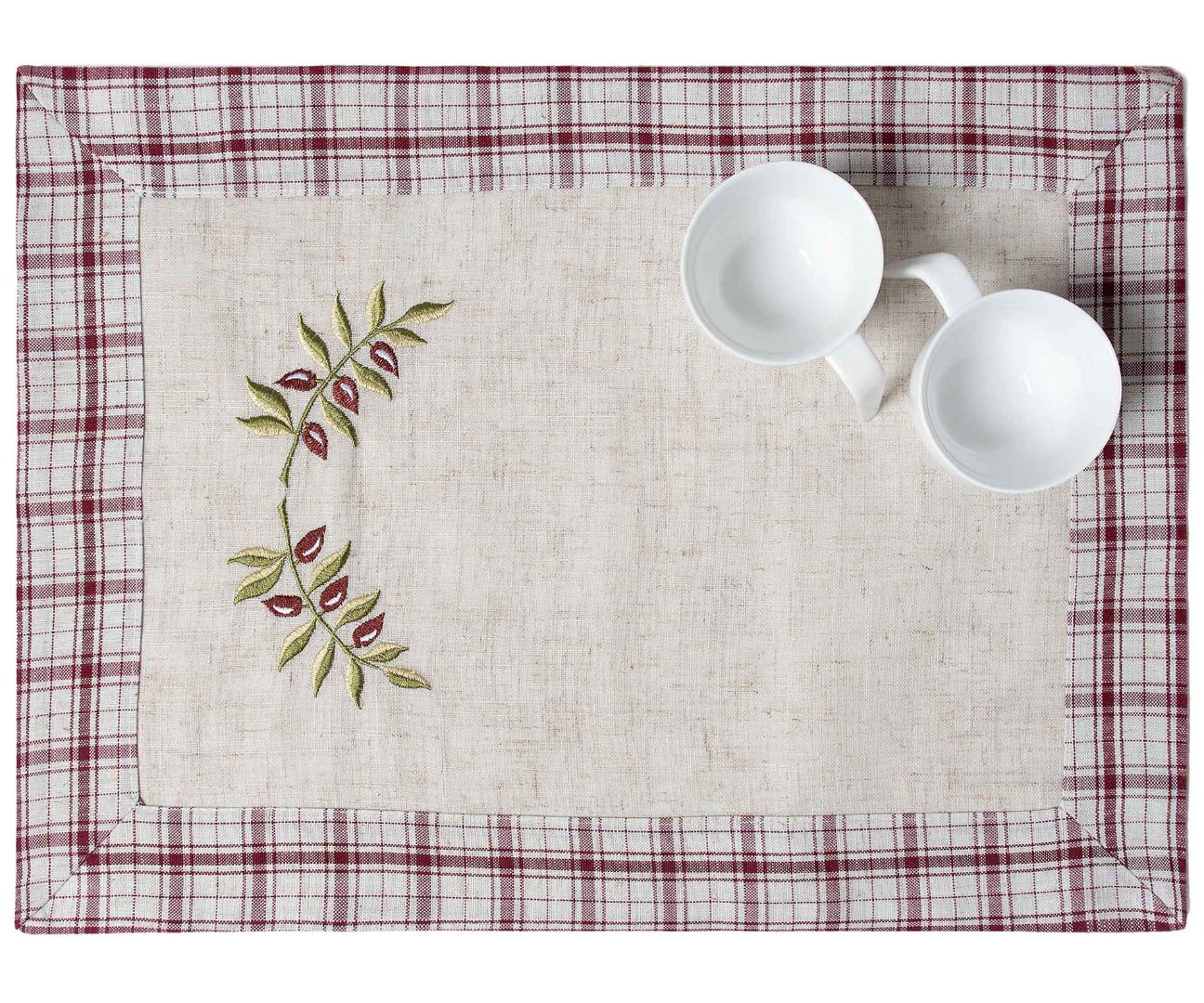 1312kokkino1-4 Σουπλά 1312 (35cm x 50cm) κόκκινο SilkFashion - Image 1