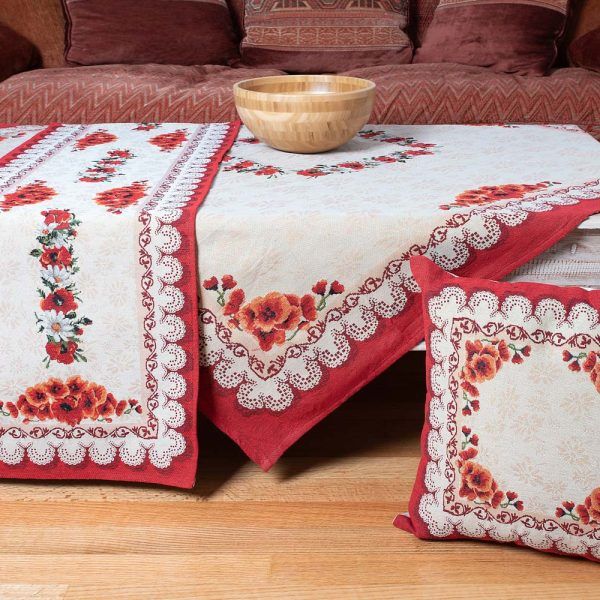 τραπεζοκαρέ (140cm x 140cm) 14250 SilkFashion