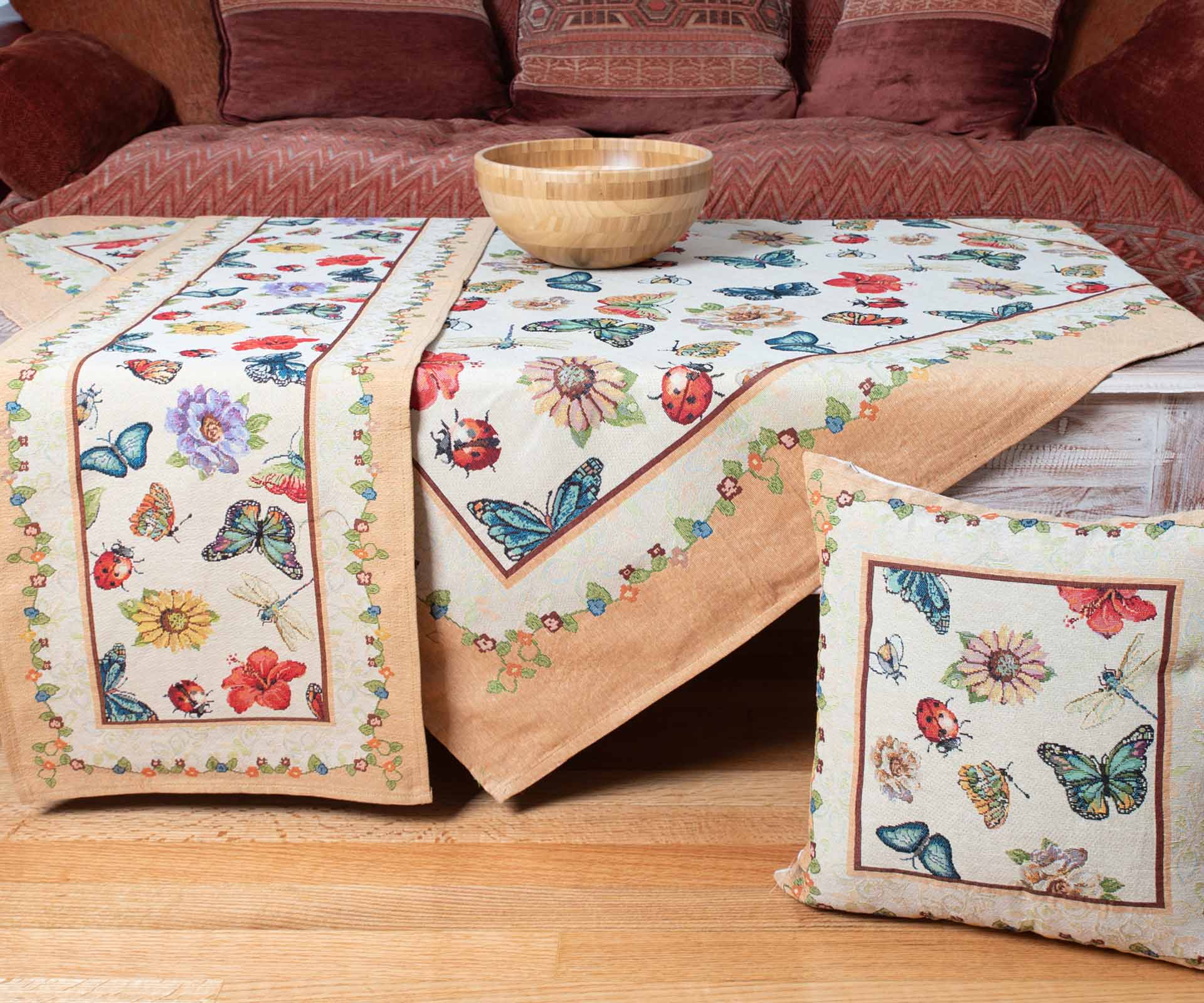 14252-2 καρέ (90cm x 90cm) 14252 SilkFashion - Image 1