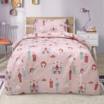 LINO ΠΑΙΔΙΚΑ ΣΕΤ ΣΕΝΤΟΝΙΑ CLOUD KINGDOM PINK 170X260