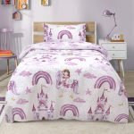 LINO ΠΑΙΔΙΚΑ ΣΕΤ ΣΕΝΤΟΝΙΑ DREAMY CASTLELAND WHITE 170X260