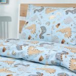 LINO ΠΑΙΔΙΚΑ ΣΕΤ ΣΕΝΤΟΝΙΑ JURRASIC NAP PETROL 170X260 - Image 2