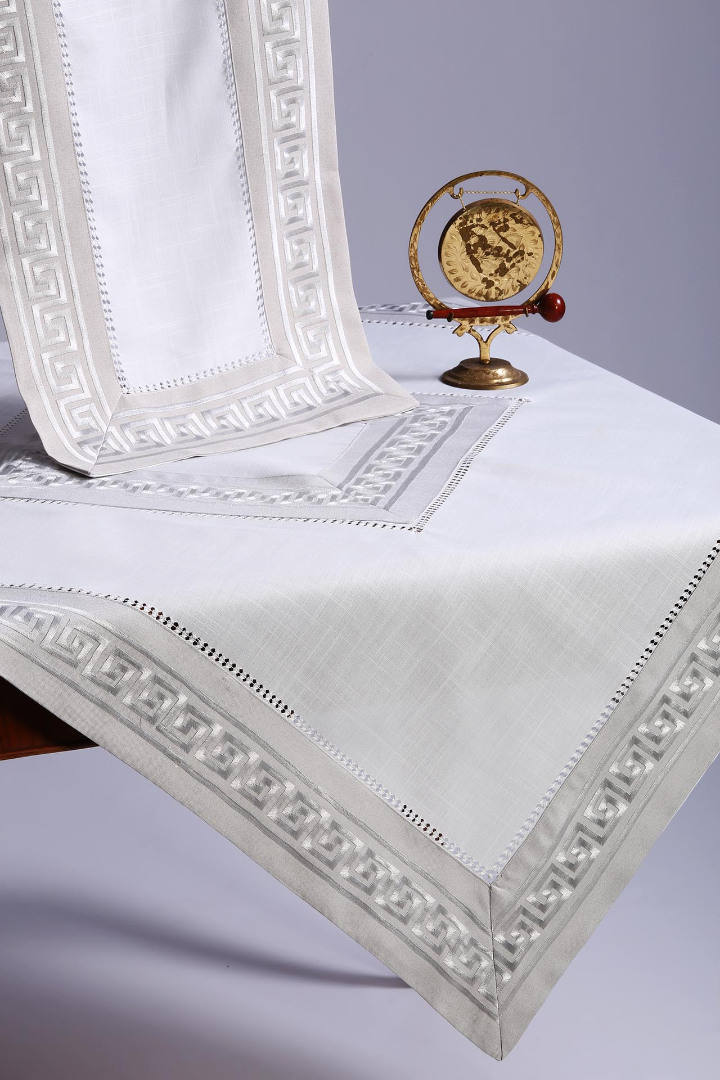 17056gkri-3 Τραβέρσα 17056 (40cm x 120cm) γκρί SilkFashion - Image 1