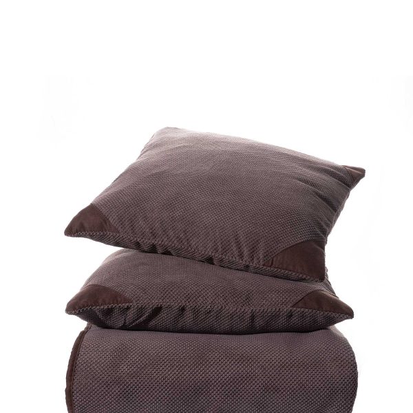 ΜΑΞΙΛΑΡΟΘΗΚΗ  1715 (65cm x 65cm) chocolate SilkFashion