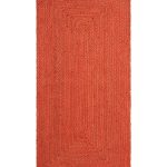 Χαλί γιούτα 1718 (160cm x 230cm) teracotta SilkFashion